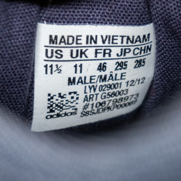 adidas Originals AR-D1 adiRise Low Navy Blue Chalk White Men's 11.5 G56003 Shoes - Picture 7 of 8